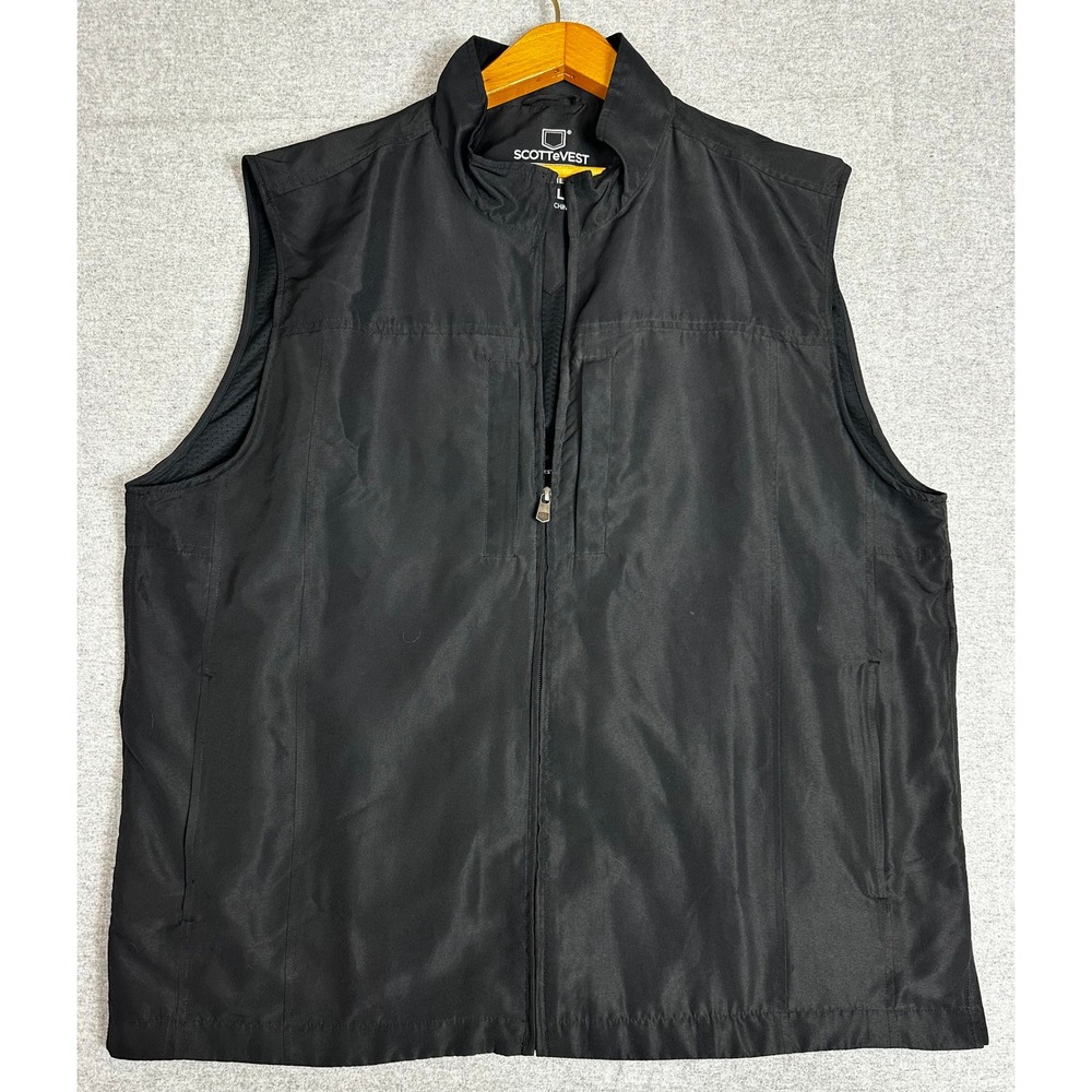 SCOTTEVEST RFID Travel Vest Men XXL Multi-Pocket Tech Vest